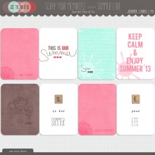 Scrap Your  Memories | Summer Love | Journaling cards